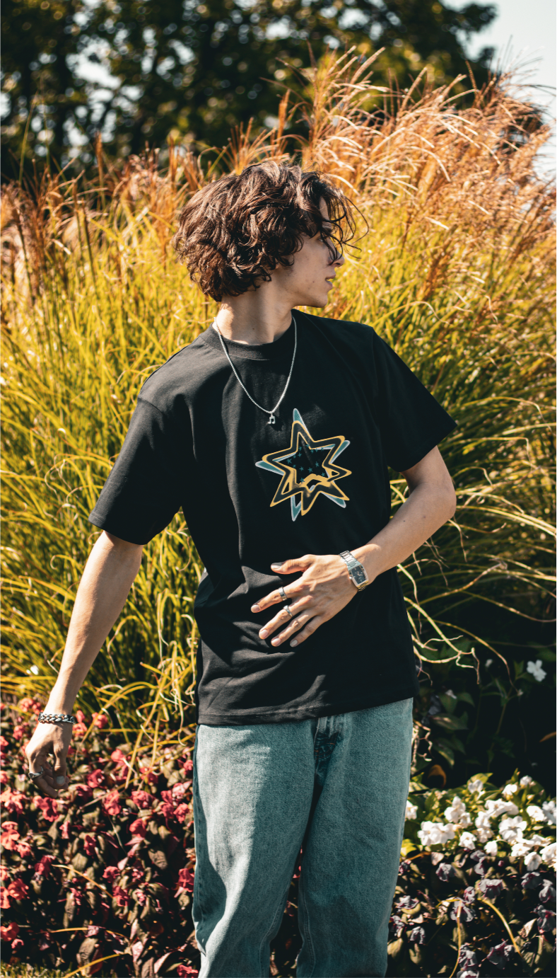 ALONECO Layered Star Tees