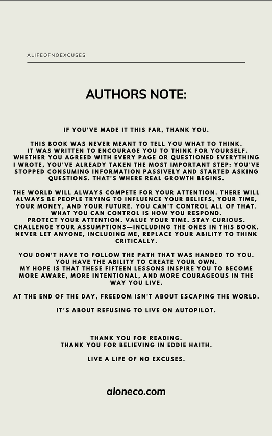 THE BIGGEST DISTRACTIONS: 15 LIFE LESSONS (E-Book)