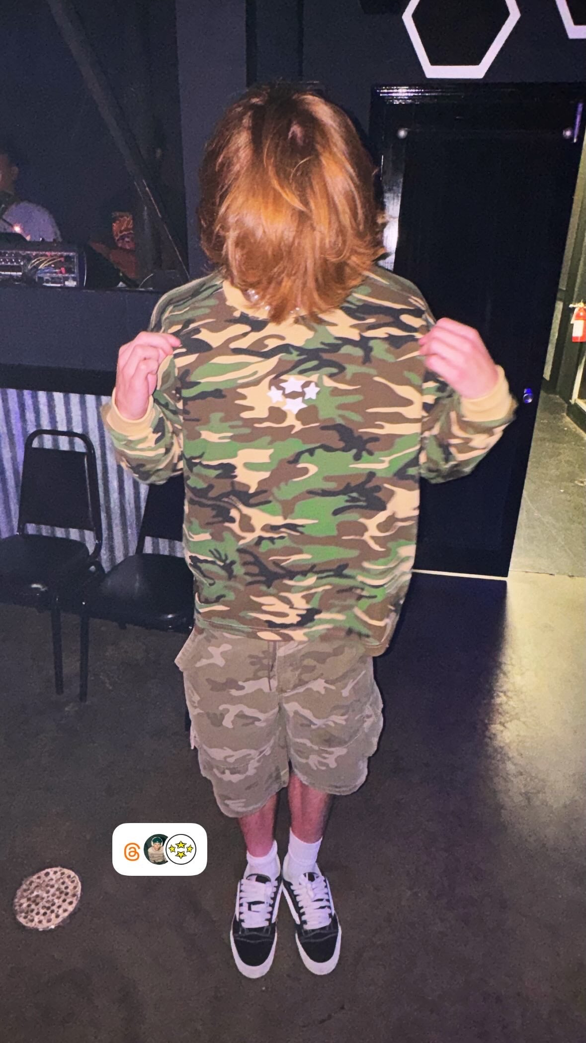 Camo Waffle Knit Long Sleeve