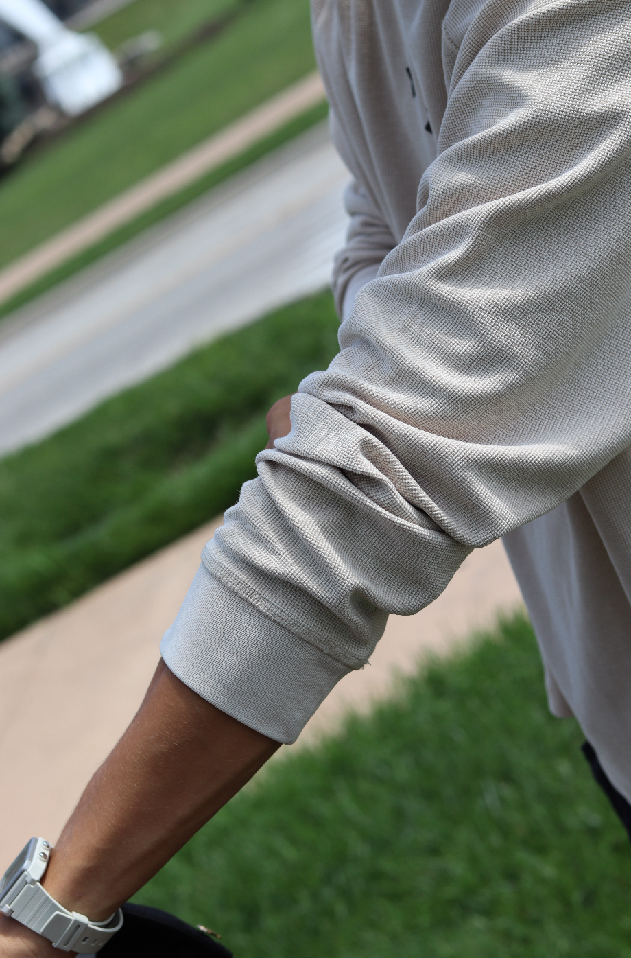 Waffle Knit Long Sleeve