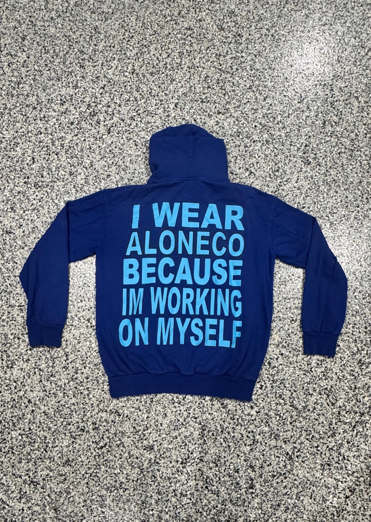 ONE OF ONE  Blue Combustion Hoodie (2023)