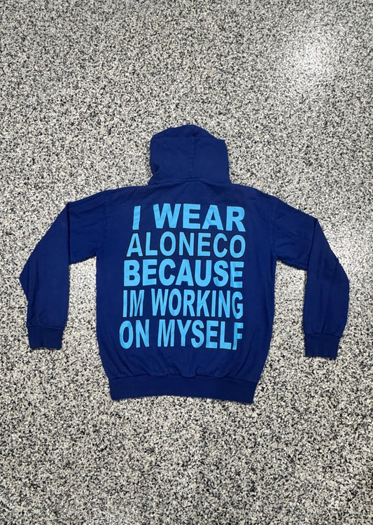 ONE OF ONE  Blue Combustion Hoodie (2023)
