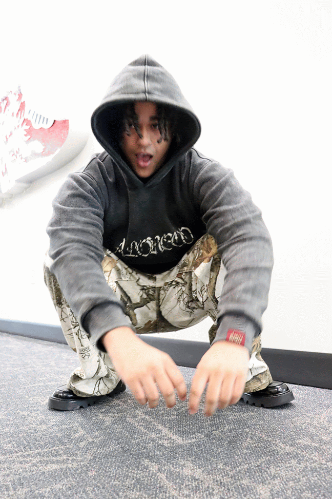 ALONECO Gothic Bone Hoodie
