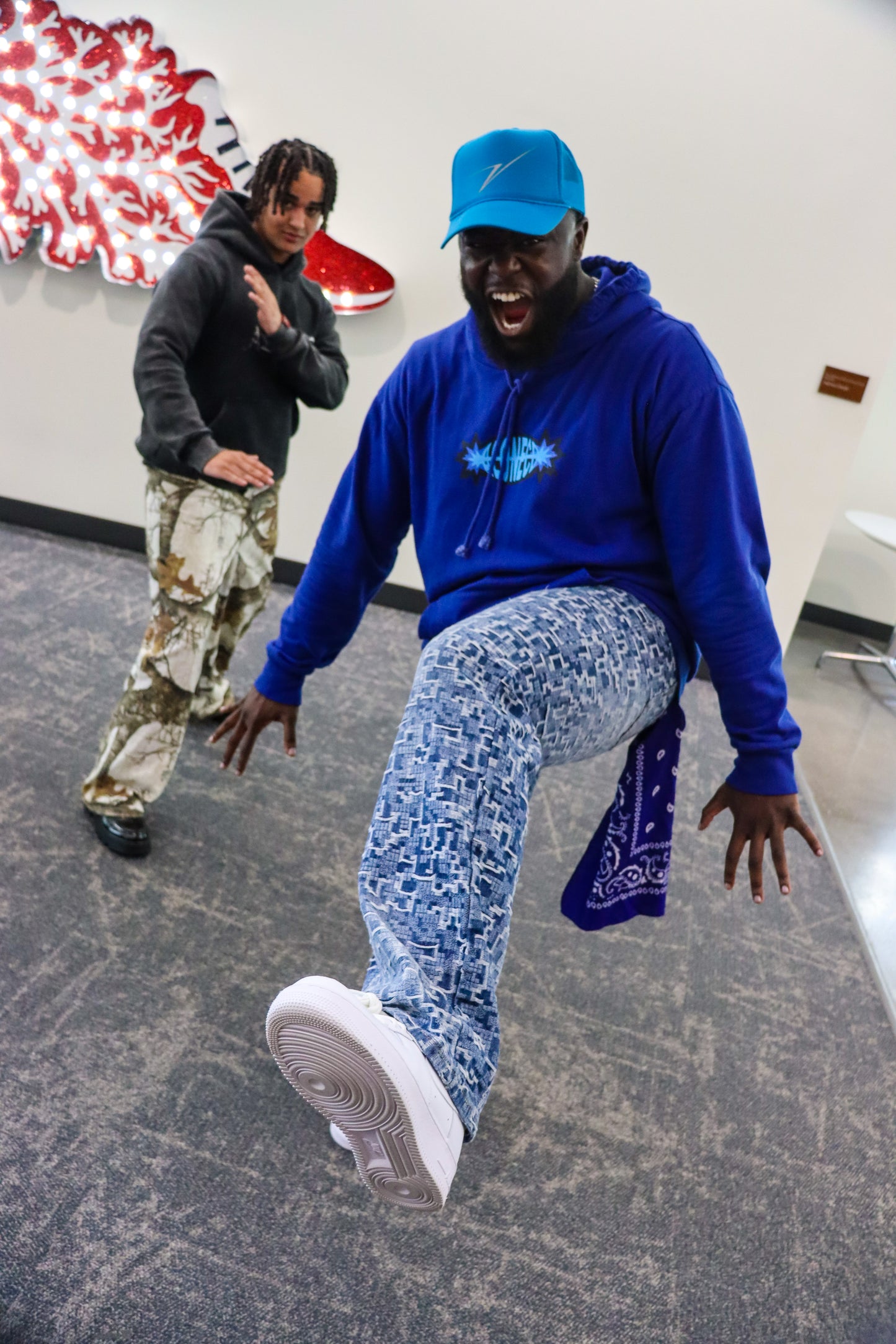 ONE OF ONE  Blue Combustion Hoodie (2023)