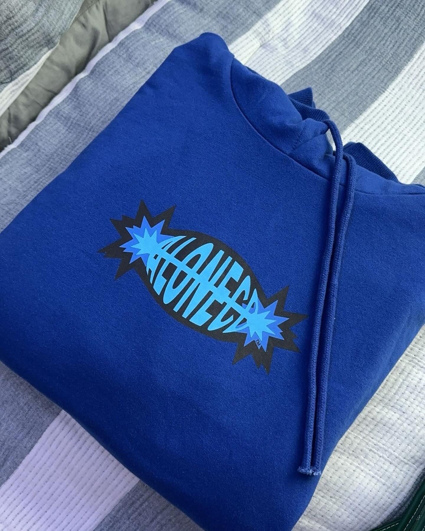 ONE OF ONE  Blue Combustion Hoodie (2023)