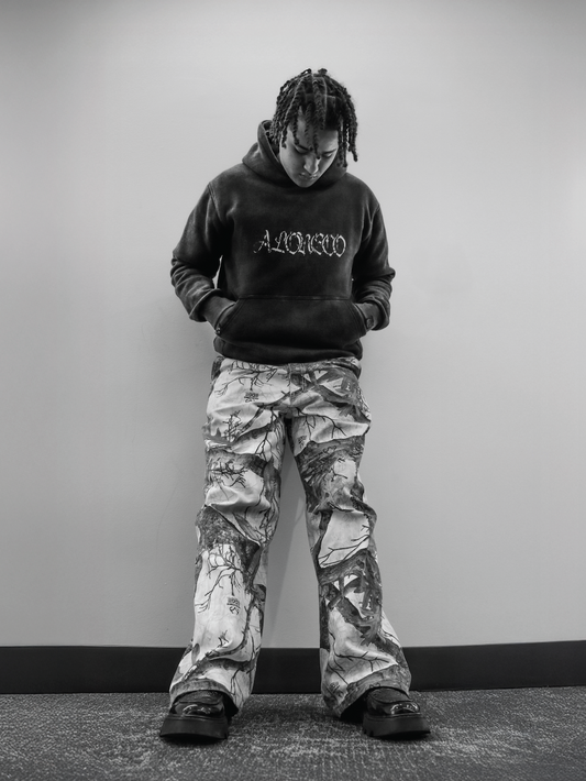 ALONECO Gothic Bone Hoodie